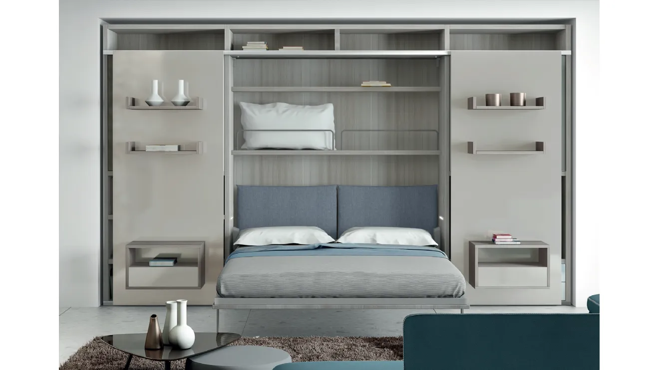 Letto a scomparsa Composizione G07 di Molteni Home Revolution