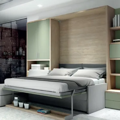 Letto a scomparsa Composizione G09 di Molteni Home Revolution