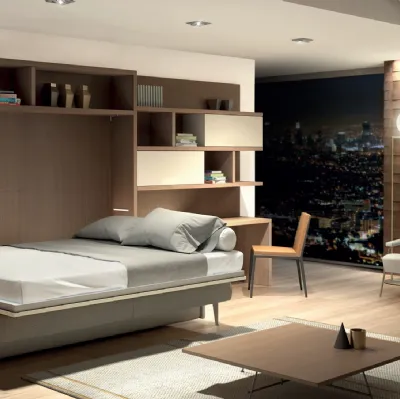 Letto a scomparsa Composizione G10 di Molteni Home Revolution