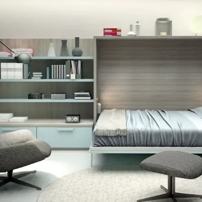 Letto a scomparsa Composizione G13 di Molteni Home Revolution