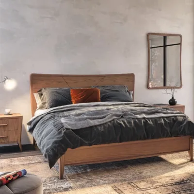 Letto Rails in frassino MAG1312 di Betamobili