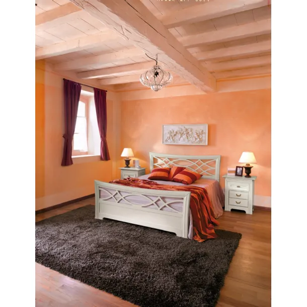 Letto in legno laccato opaco Natalia di Tonin Casa