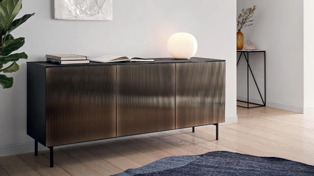 Madia Universal a Specchio bronzo di Calligaris