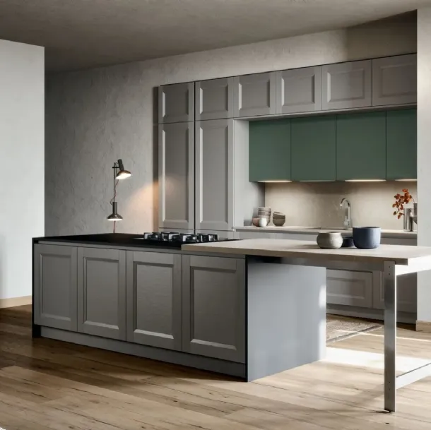 Cucina Classica con isola Asia 04 di Forma Cucine