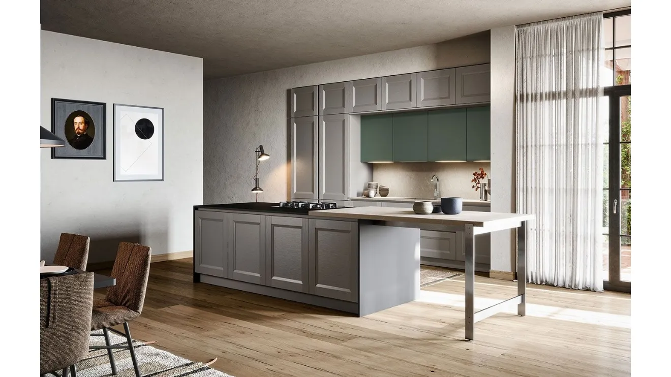 Cucina Classica con isola Asia 05 di Forma Cucine