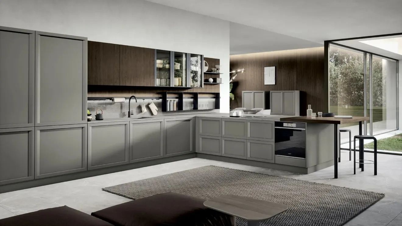 Cucina Classica con penisola Bellaria 02 di Forma Cucine