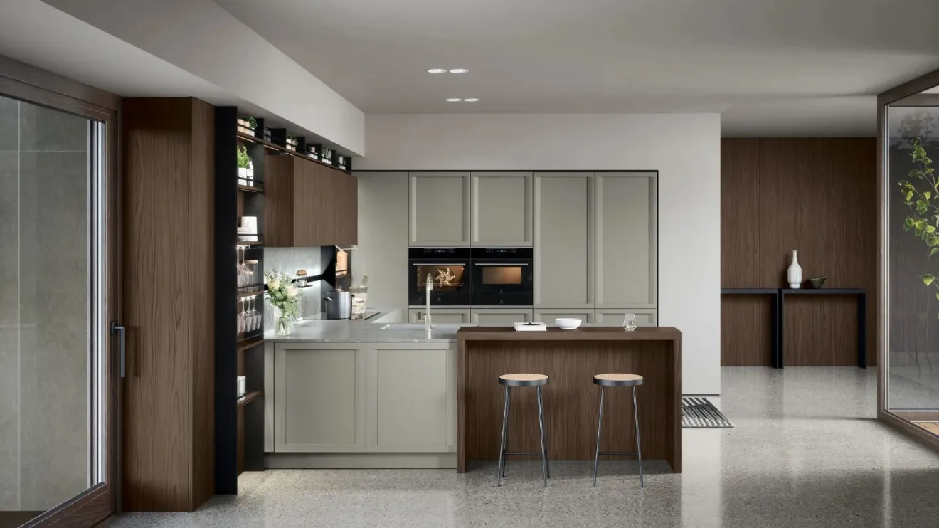 Cucina Classica con penisola Bellaria 03 di Forma Cucine