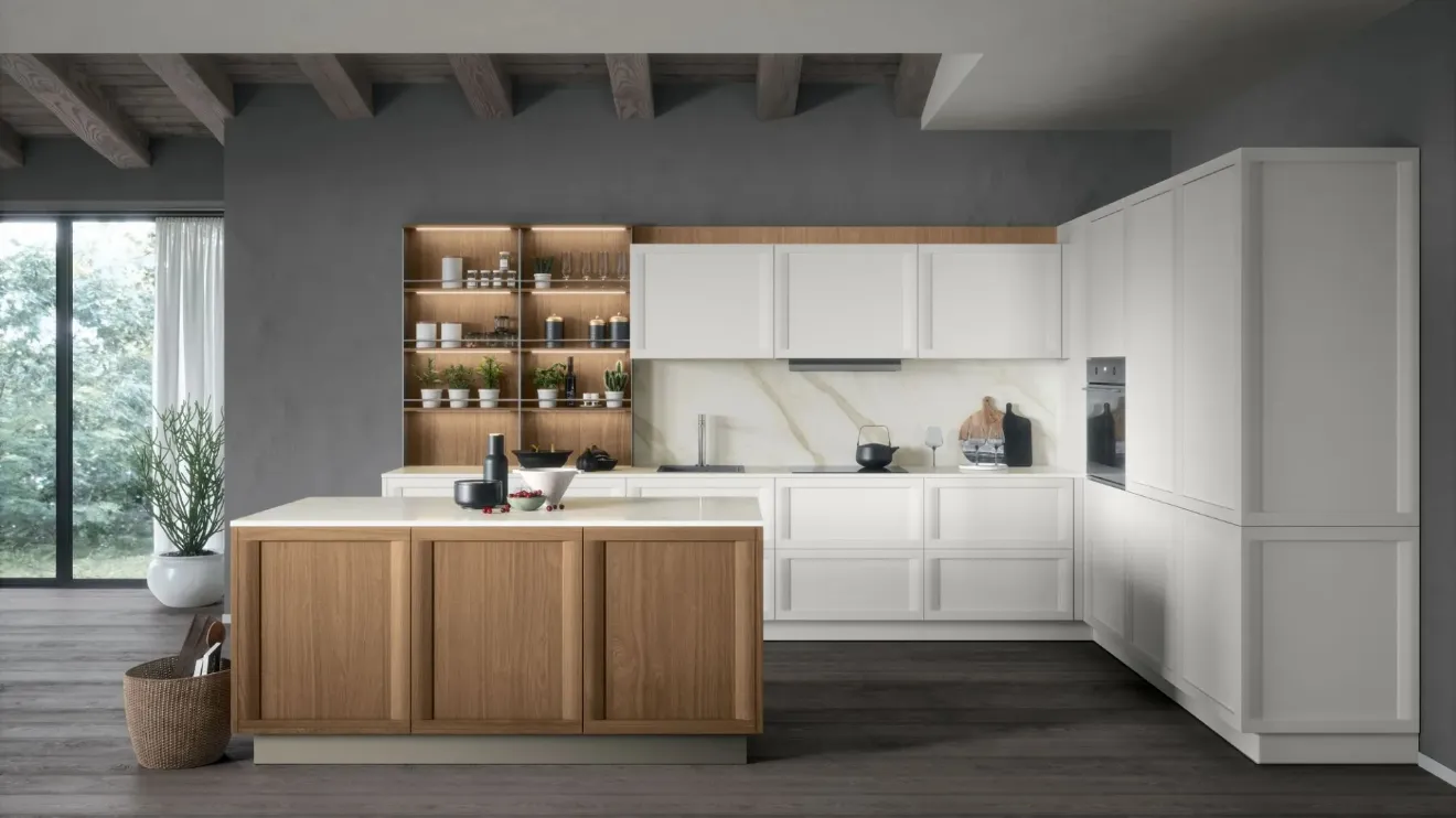 Cucina Classica con isola Bellaria 04 di Forma Cucine