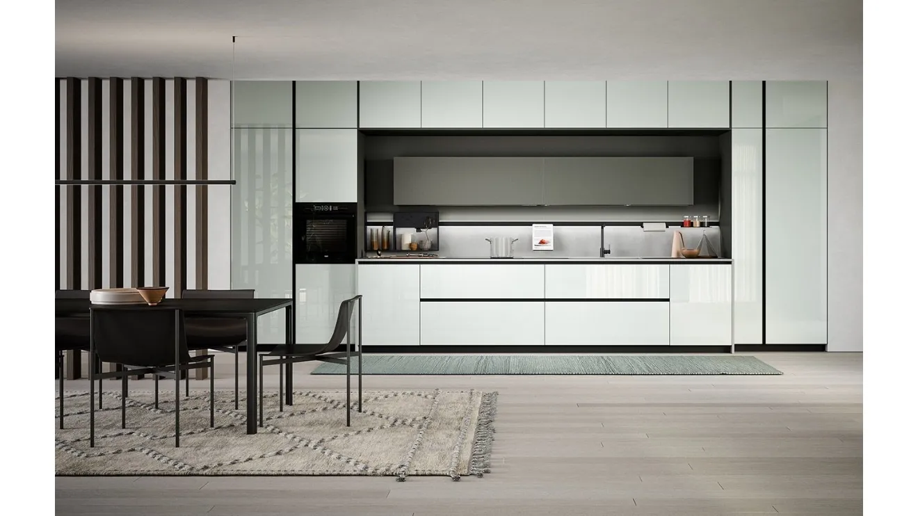 Cucina Moderna lineare Aria Tech 01 di Forma Cucine