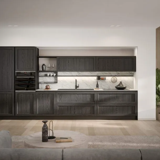 Cucina Moderna lineare Clio Composizione 04 di Prima Cucine