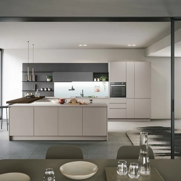 Cucina Moderna con penisola Joy 04 di Forma Cucine