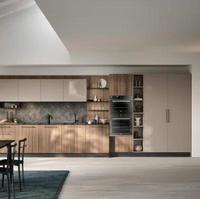 Cucina Moderna lineare Domino Composizione 01 di Prima Cucine