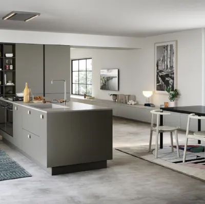 Cucina Moderna con isola Trend Maniglia Home 03 di Forma Cucine